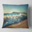 Oreiller vagues de plage pour le sable-123322734