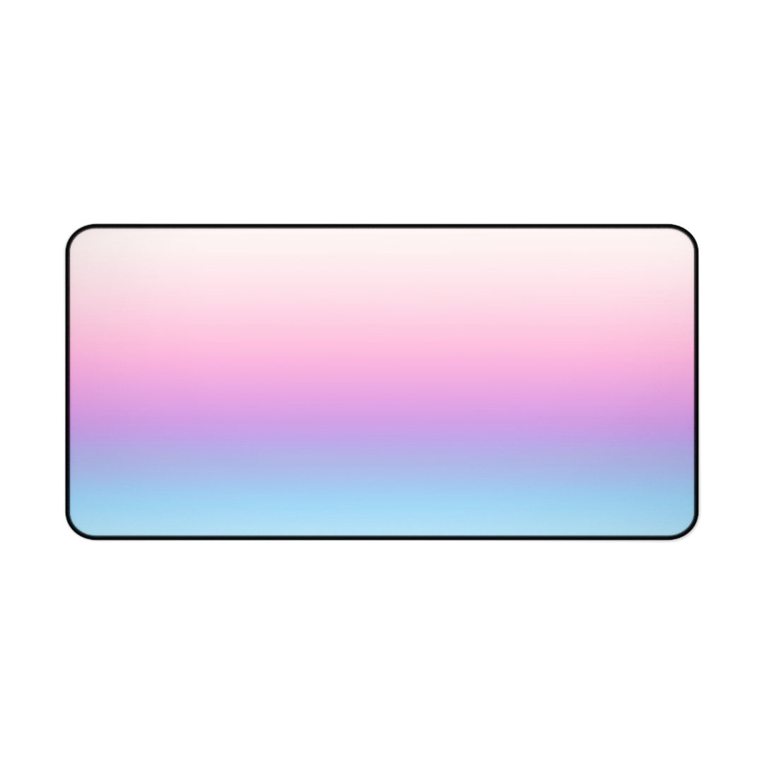 Pink Purple Blue Gradient Desk Mat