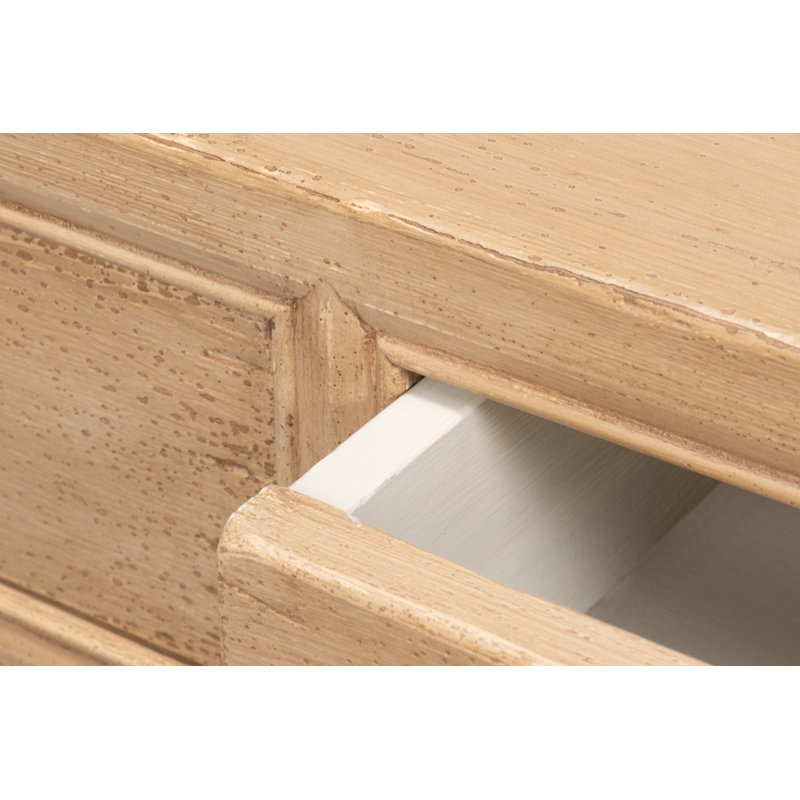 Jeweler 86'' W Solid Wood Console Table