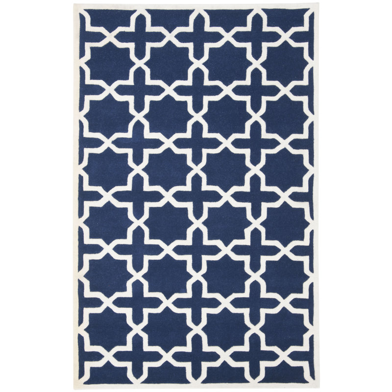 Paddy Hand Tufted Wool Geometric Rug, Rectangle 6' x 9'