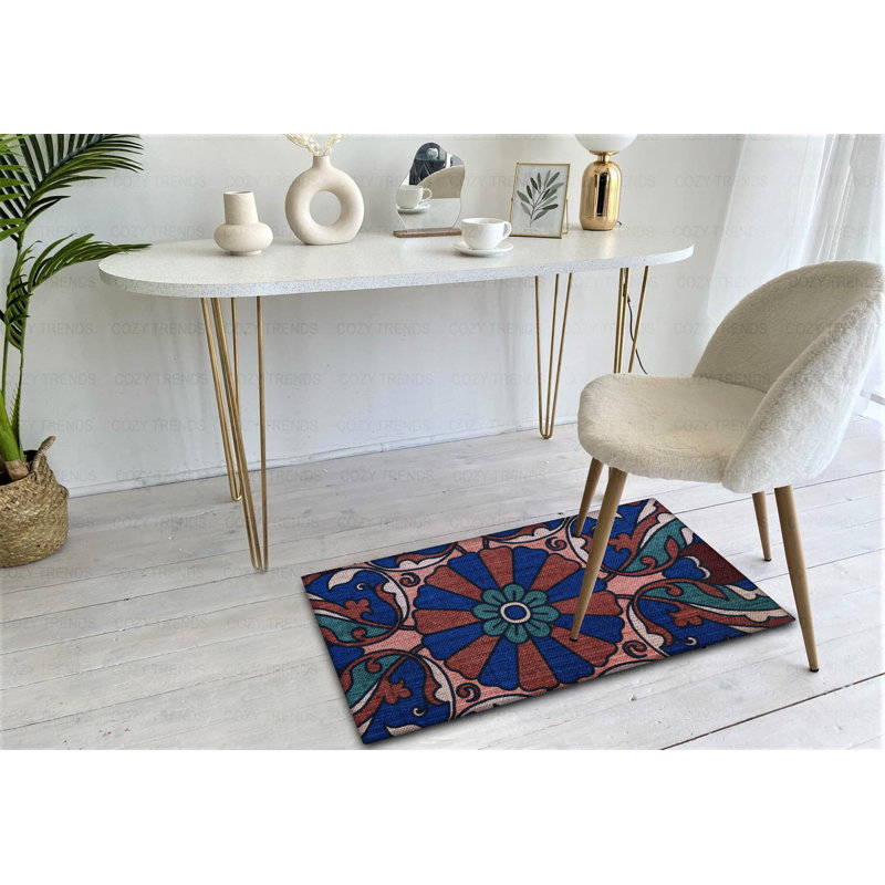 Arriane Floral Anti-Fatigue Non-Skid Kitchen Mat