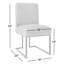 Chaises d'appoint rembourrées en tissu avec base en métal Bende-1473541367