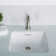 Elavo Ceramic Square Undermount Bathroom Sink with Overflow