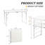 Table pliante rectangulaire réglable 47,2 po