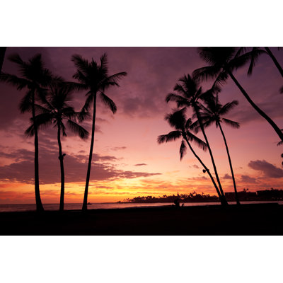 Kailua-Kona Sunset - Wrapped Canvas Print