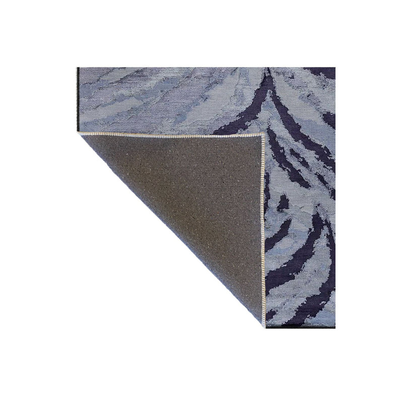 Patchwork Pattern Woven Base Decorative Machine Washable Rug, Rectangle 2'6" x 4'11" Rug Pad Included
