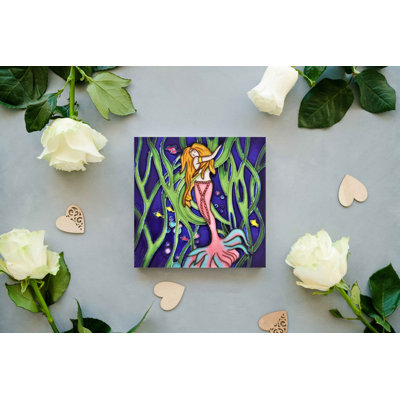 Sous-verre 6 po x 6 po Mermaid