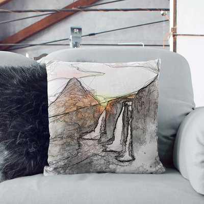 Abstract Square Cushion