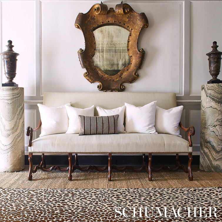 Schumacher Iconic Leopard Pink Wallpaper