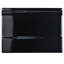 Santorini 7.88" x 5.88" Glossy Ceramic Bullnose Tile Trim in Nero