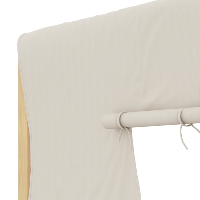 Lit de voiture avec coussin, toile de plafond, Lit simple