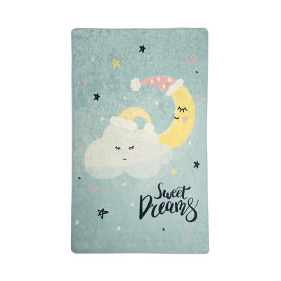 Tapis élégant en polyester, 3,3 x 5,2 pi | 100% matériau antibactérien, hauteur de poils de 0,4 po | Dessous antidérapant, lavable à la machine | Parfait pour le décor du salon et de la chambre à coucher, conception douce et durable