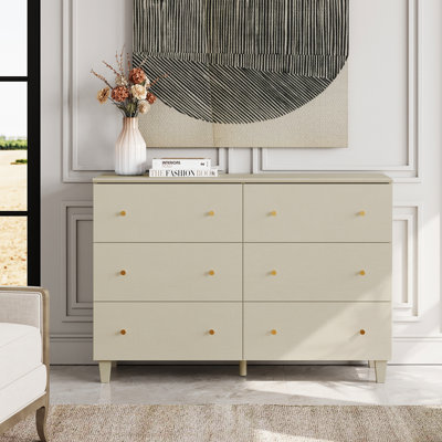 6 Drawer 47.2" W Double Dresser by Kelly Clarkson Home