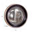 Sparacino Solid Wood Round Mirror