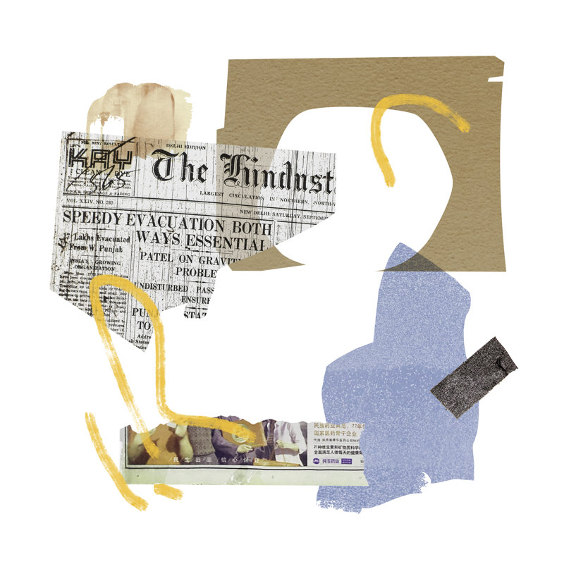 Short Story IV - Wrapped Canvas Print, 30cm H x 30cm W x 3.8cm D