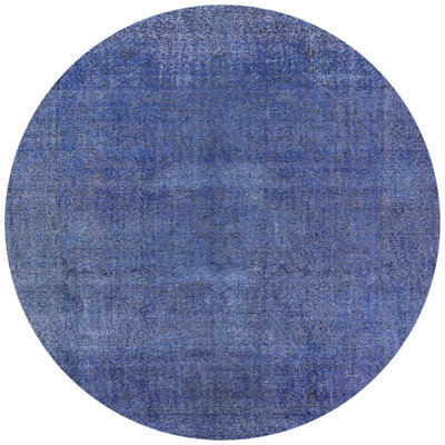 Tapis bleu/gris