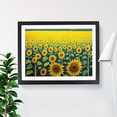Ultimate Sunflower Field - Framed Print