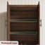 Garde-manger de 70 po de hauteur, armoire de rangement en bois avec 4 portes et tablettes réglables-894027904