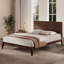 Très grand lit plateforme en bambou Mid-Century-129199295-129199292