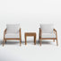 Akiva Eucalyptus 2 - Person Patio Conversation Set with Cushions