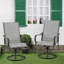 Fauteuil de patio extérieur en acier Angeli-1150966397