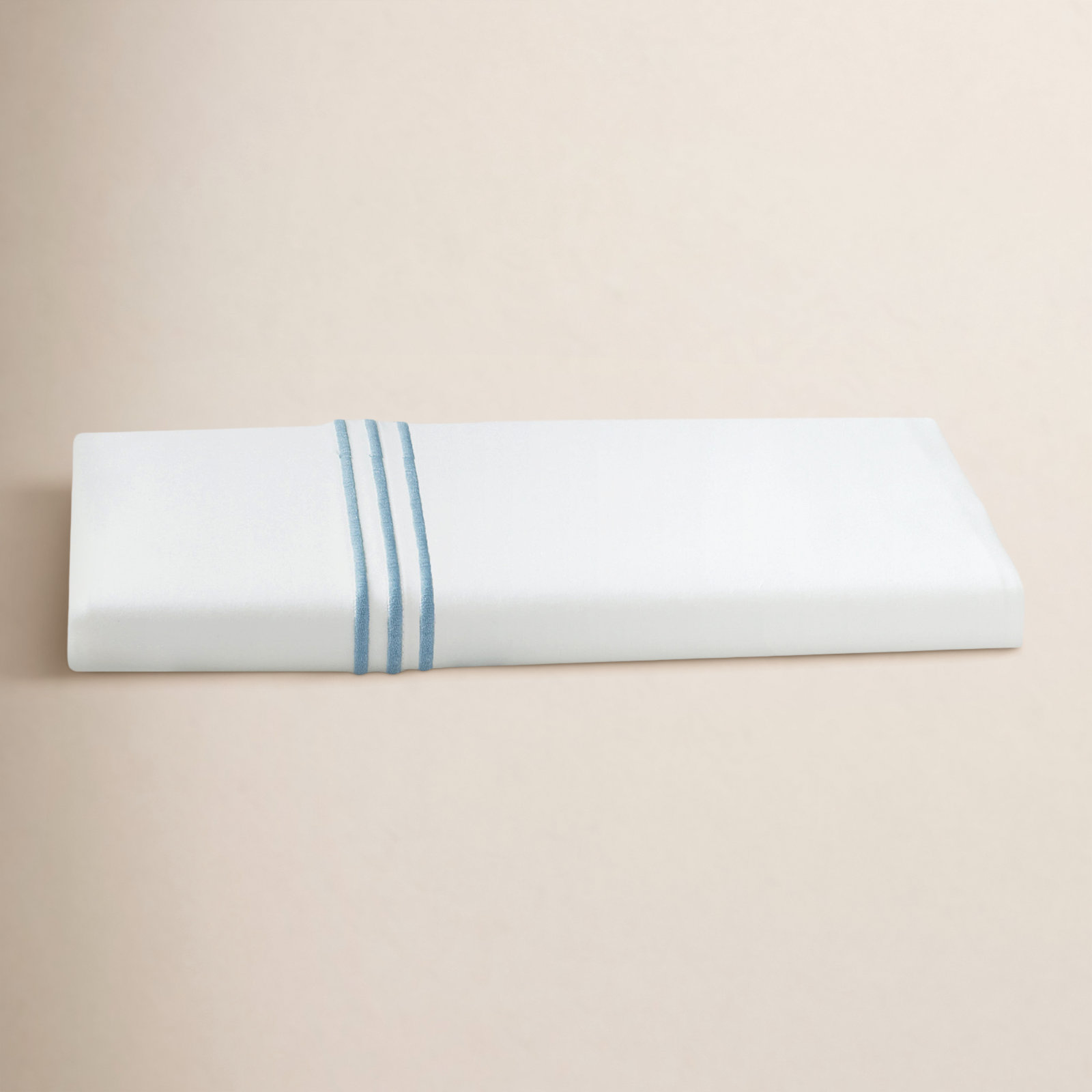 Ravana Pima Cotton Flat Sheet, Full/Queen Flat Sheet, Blue