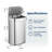 Odour Neutralizing Smart Trash Can, UV + Ozone Dual Purification, Odour Control Motion Sensor, Stainless Steel, Nova Series