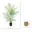 Cairns 5.5' Outdoor UV Rated Kentia Palm Drop-In Trees with Bamboo-Wrapped Cement Pots