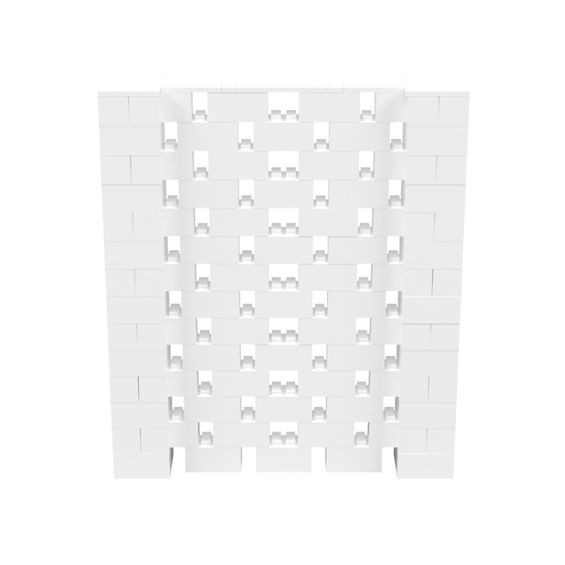 Ensemble mural Everblock, Blanc, H 84 po x l 72 po x P 12 po