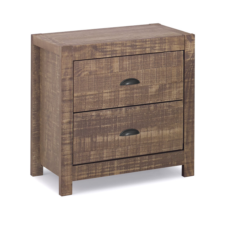 57cm W Kiln Dried Hardwood Bedside Table