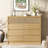 8-drawer Dresser With Fluted Panel Top, Double Dresser For Bedroom-1419412604