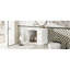 Ensemble de meuble-lavabo mural 24 po pour petit espace, armoire de salle de bain avec lavabo en céramique, 2 tiroirs et 1 porte à fermeture en douceur