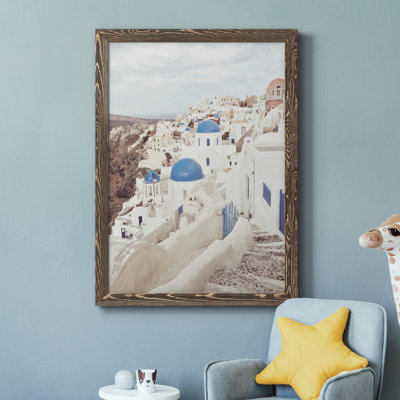 Santorini - photographie sur toile encadrée