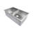 Whitehaus 32" brushed stainless steel commercial single bowl undermount sink
