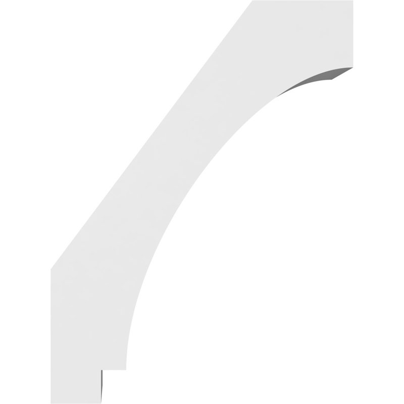 Attelle de genou en PVC de qualité architecturale Imperial, H 24 po x l 5 po x P 18 po