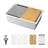White Granite Composite Quartz Kitchen Sink - Durable, Quiet, and Easy to Clean Workstation Undermount Sink-130630283