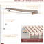 Auvent de balcon rétractable 13 pi x 8 pi - et tissu d'eau, structure en aluminium, manivelle manuelle, rayures rouges pour la résistance à l'eau du patio, patio