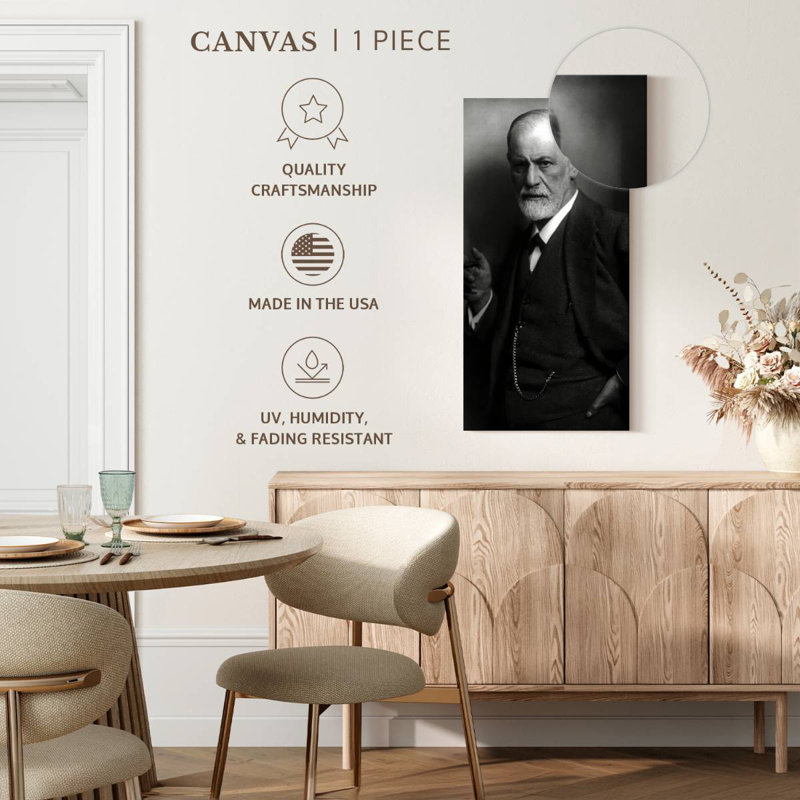 Portrait de Freud, H 30 po x l 15 po