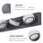 LED Modern Black 5-Light Vanity Lights Fixtures