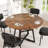 Round Wooden Dining Table for 4-6 People-524318202