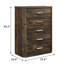 Commode, noyer rustique