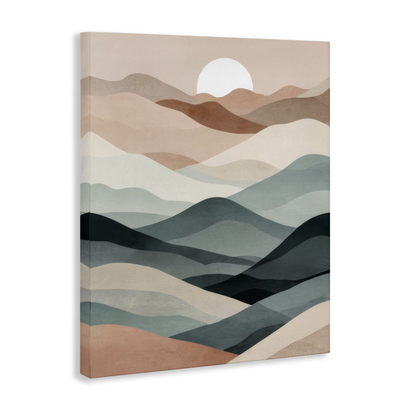 «Silent Dawn Landscape» par Denise Dundon, H 30 po x l 24 po