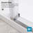 KW04 62 - 66 In. W X 76 In. H Single Sliding Frameless Shower Door With 3/8 In. Clear Glass-101548259