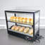 FixtureDisplays vitrine en acier inoxydable