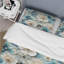Ensemble de housse de couette fleurs bleues et blanches Simplicity-1489942707