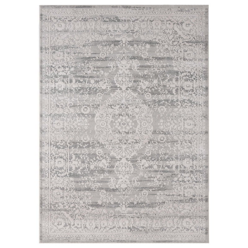 Tapis gris Bryker Woods, Rectangle 1 pi 11 po x 3 pi