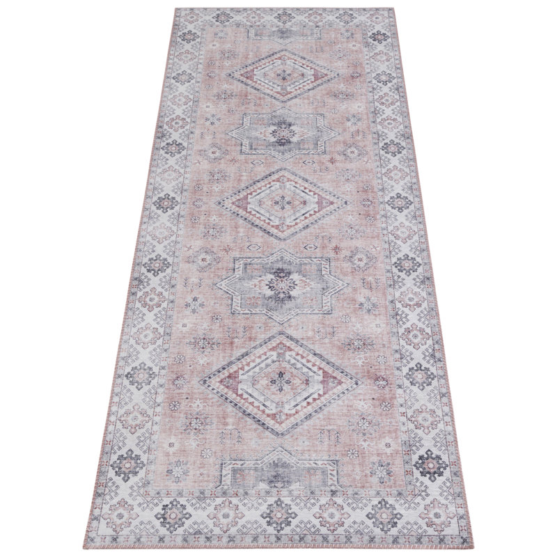 Gratia Tufted Antique Pink Rug, Runner 80 x 200cm