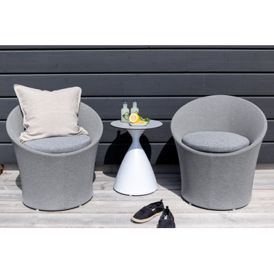 Edwar Metal 2 - Person Seating Group