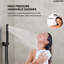  Système de douche à pression équilibrée, robinet de douche à pluie de 10 pouces avec valve brute-73468216