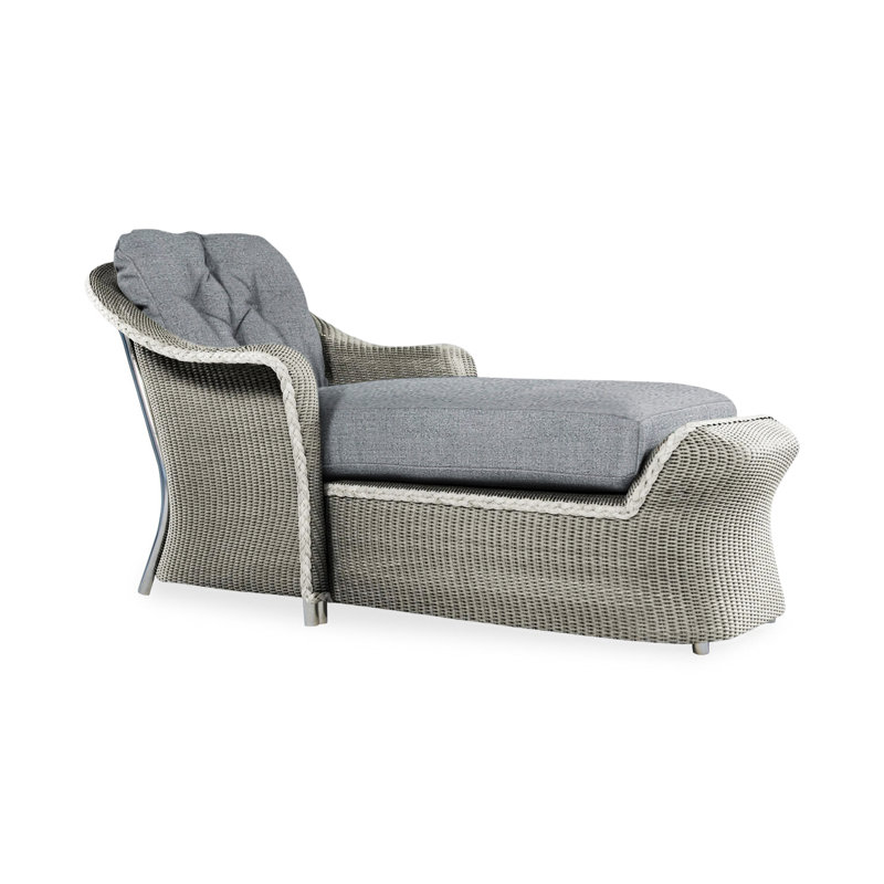 Reflections Outdoor Chaise Lounge, Sailcloth Salt, Mink